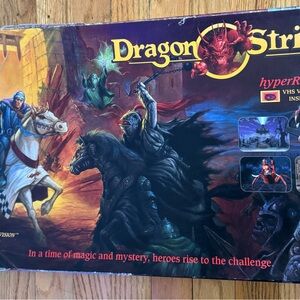 SOLD! SOLD! Vtg 1993 Dragon Strike Board Game W/VHS Hyper1400 By TSR 99%Complete